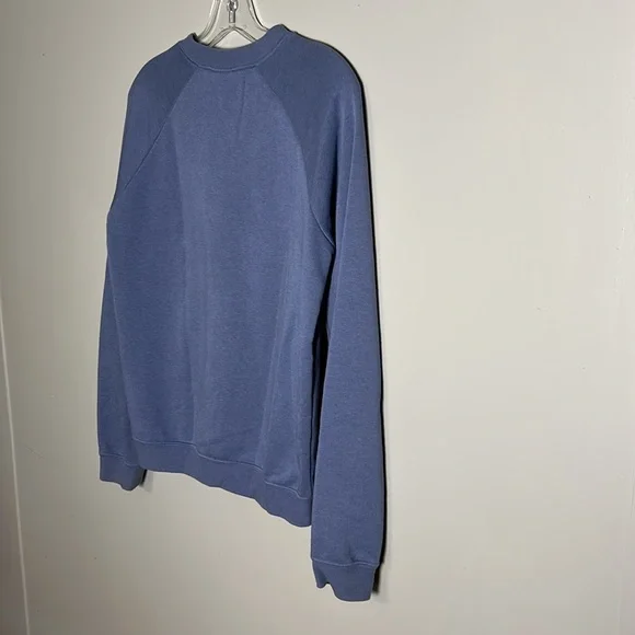 Nike Women’s Club Fleece Crewneck Sweatshirt Blue Cotton Blend Size XS. - Picture 10 of 11